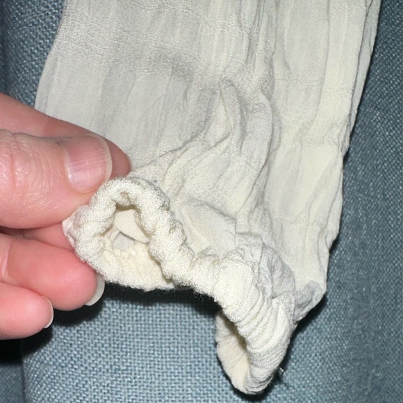 Maurice’s Crochet Trim Button Down Blouse SZ Small - Picture 6 of 8